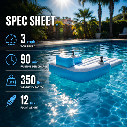 WaveBuddies Motorized Pool Lounger Pro