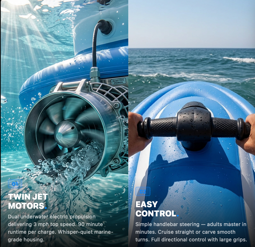 Motorized Inflatable JetSki Pro